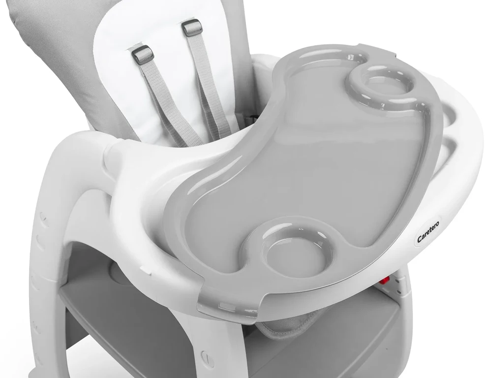 Дитячий стільчик для годування Caretero Homee Grey